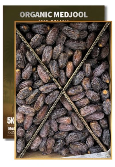 Medium Choice — Original Aziz organic Medjool date carton
