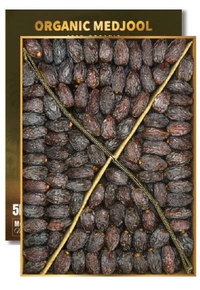Medium Premium — Original Aziz organic Medjool date carton