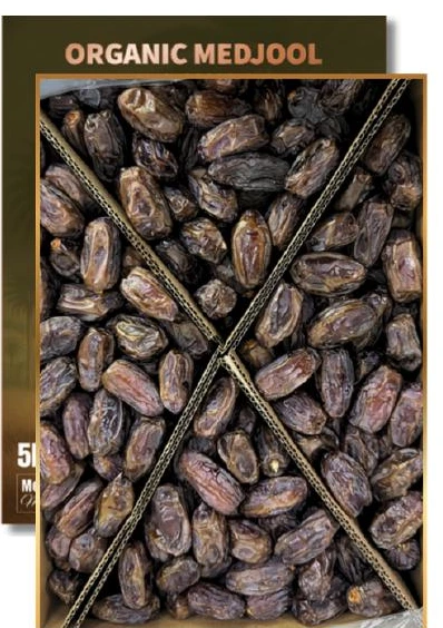 222 — Original Aziz organic Medjool date carton