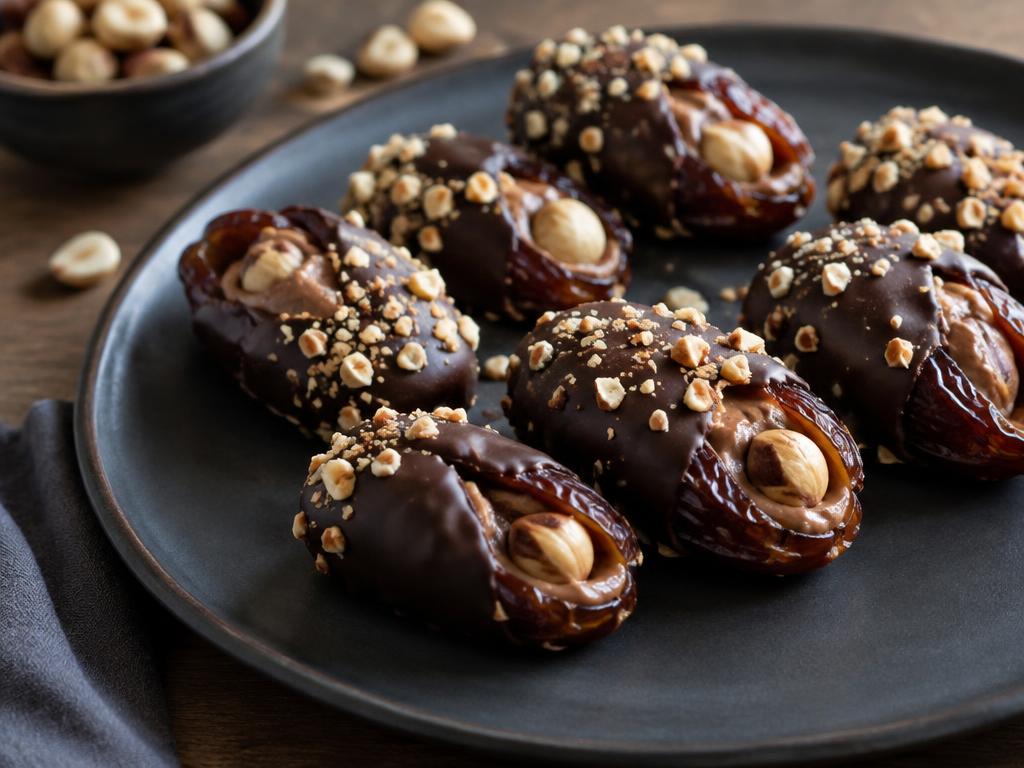 Hazelnut "Ferrero" stuffed dates