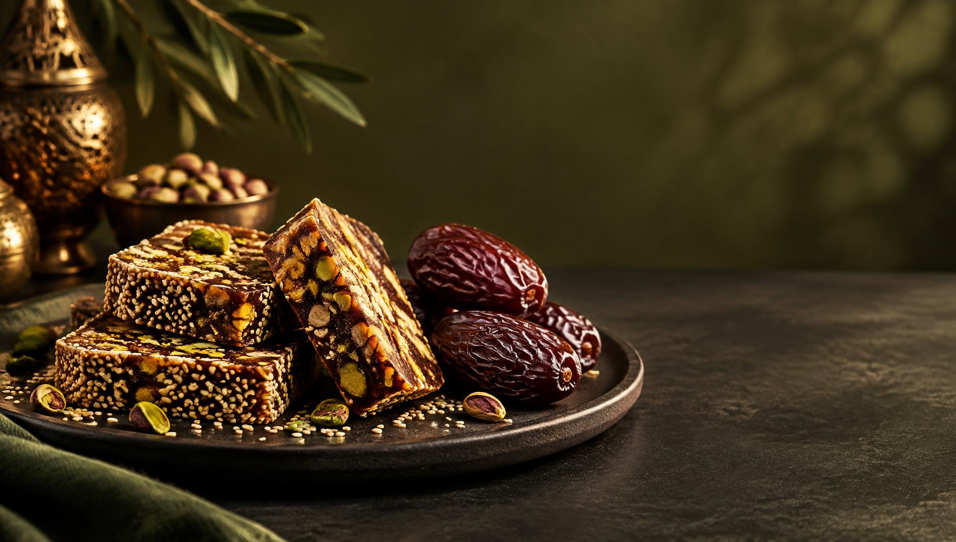 حلاوة تمر عزيز بالمكسرات