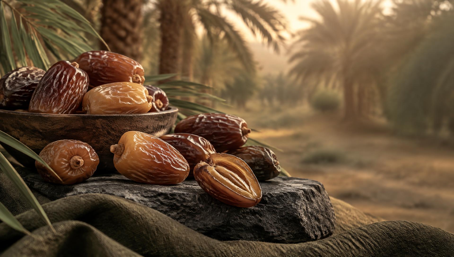 رطب مجدول عضوي من مزرعة عزيز