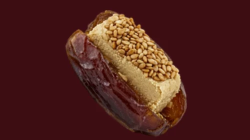 Halva with sesame